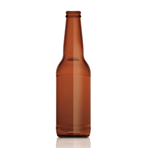 330ml Beer Bottle Crown Seal Pry off – Amber