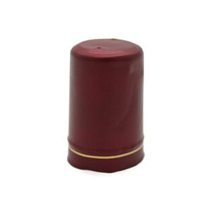 TIN BURGUNDY WITH 1 GOLD BAND 29.3x55mm