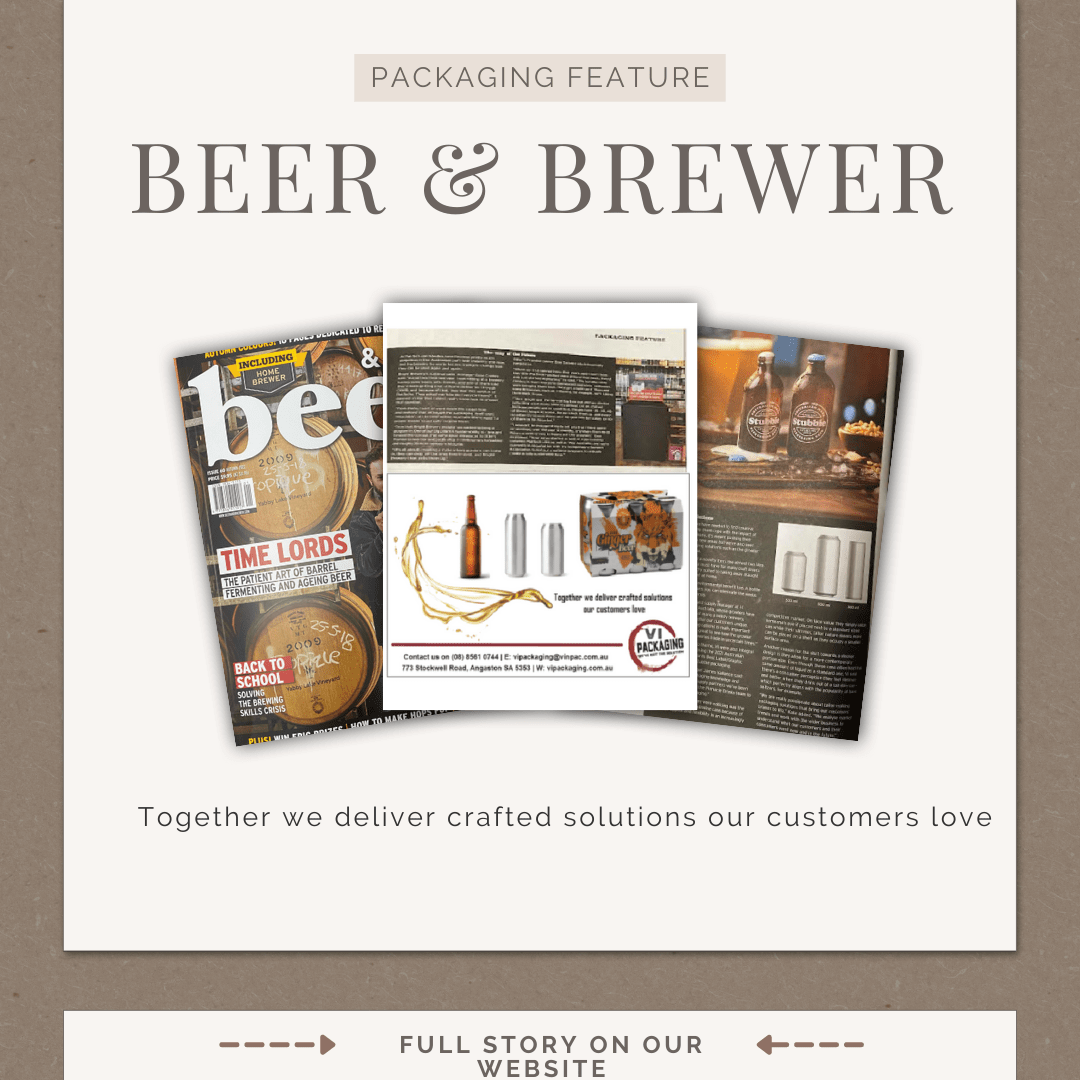 Beer and Brewer Article – Packaging Feature